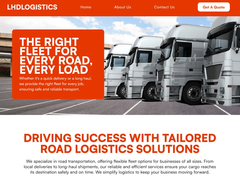LHD Logistics Website